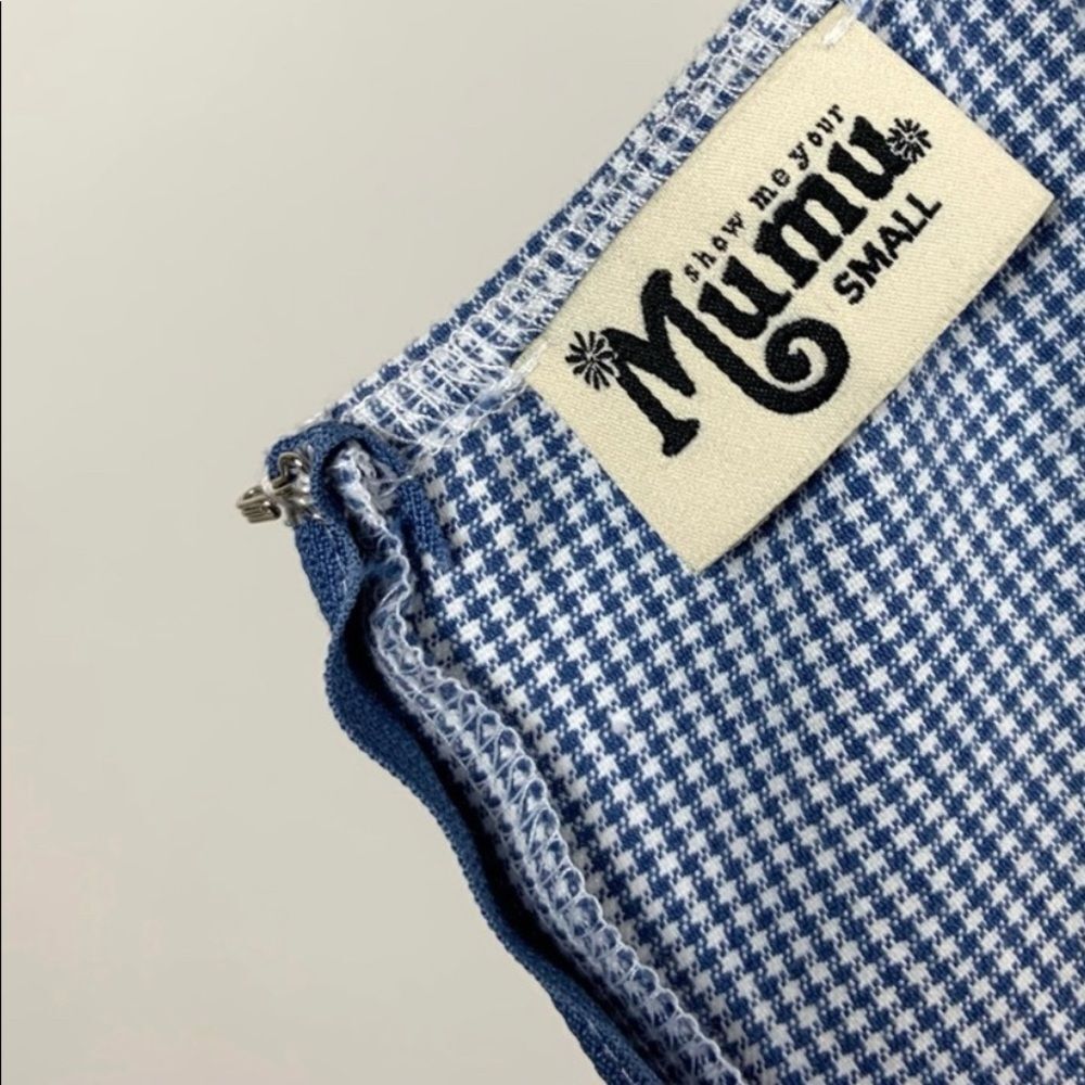 SHOW ME YOUR MUMU Amara Gingham Mini Dress - Picture 11 of 12